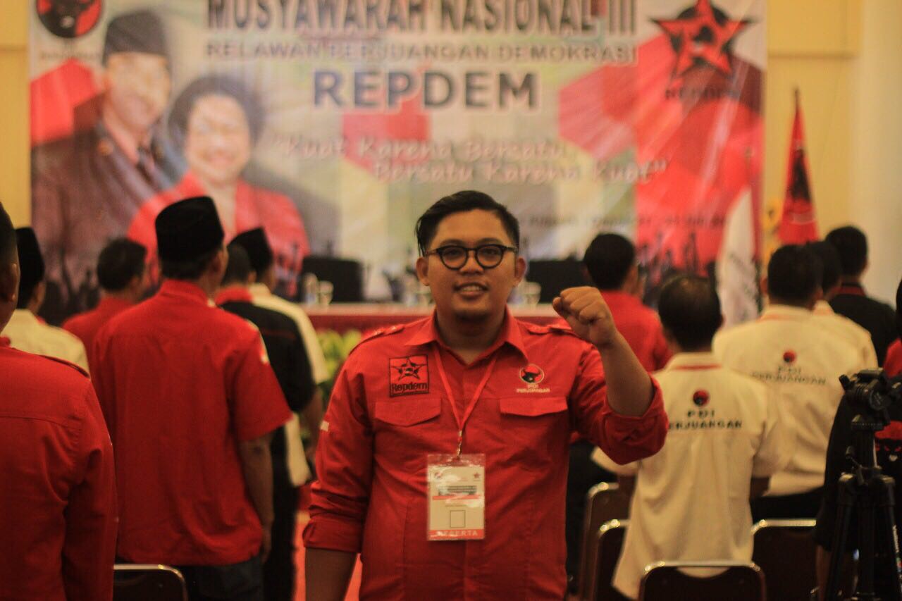 Foto : Ketua DPC Relawan Perjuangan Demokrasi (Repdem) Kota Tanjungpinang, Arie Sunandar. (foto: Aji/pijarkepri.com)