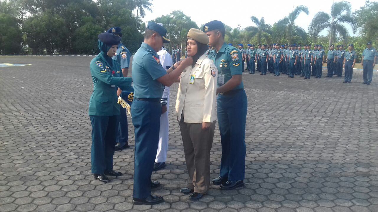 42 Personil Lantamal IV saat menerima kenaikan Pangkat di Mako Lantamal IV Tanjungpinang. (Foto: Penlatamal IV TPI)