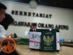 Kantor Imigrasi Kelas I A Tanjungpinang saat mengamankan 1.140 pasport TKI yang ditemukan dalam gudang kosong. (Foto: dnp/pijarkepri.com)