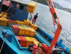 Kapal ikan KM Star 58 yang dikabarkan hilang, ditemukan dalam kondisi mati mesin dan tengah bersandar di Pelabuhan Barek Motor, Kijang, Bintan. (f-istimewa)