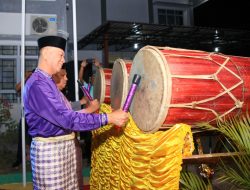 Syahrul saat pembuka MTQ tingkat Kecamatan Tanjungpinang Barat,  Jumat malam kemarin. (f-hms)