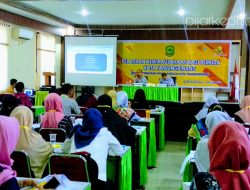 Para wirausahawan muda Kota Tanjungpinang saat mengikuti pelatihan kewirausahaan yang digelar Dispora Kota Tanjungpinang di Asrama Haji Tanjungpinang. Pelatihan ini dilaksanakan 18-22 Maret 2019. (f-evy)