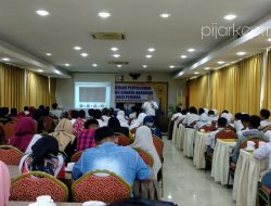 Dokter BNN saat memberikan materi penyuluhan narkoba di acara Dispora Kota Tanjungpinang, Senin (29/4/2019). (f-dnp)