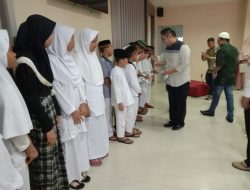 Kantor UPBU Dabo Singkep saat buka bersama anak panti asuhan ibu Dabo Singkep. (f-aci)