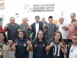 Relawan Tim Kampanye Nasional (TKN) Jokowi-Amin, di Jakarta. (Foto: car)