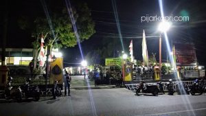 Kondisi terkini Polres Tanjungpinang pasca OTT Gubernur Kepri. Dikabarkan KPK masih memeriksa Gubernur Kepri di salah satu ruang Polres Tanjungpinang. (Foto: ajianugraha)
