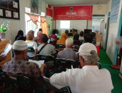 Pelatihan LKK di Kelurahan Sungai Lumpur.