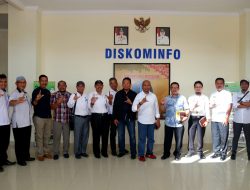 DPRD dan Bag. Humas dan Kominfo Lingga kunjungi Kominfo Tanjungpinang (foto Humas Lingga).