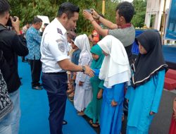 Penerbangan perdana subsidi angkutan udara perintis di UPBU Dabo Singkep.