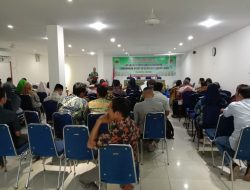 Asisten Bupati Lingga, Yusrizal saat menyampaikan sambutan.