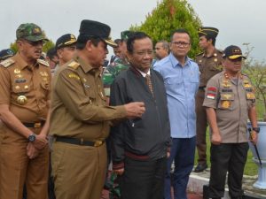 Isdianto di sela mendampingi Kunjungan Kerja Menko Polhukam Mahfud MD ke Natuna, Kepri, Rabu (15/1).