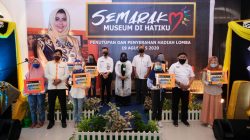 Plt. Walikota Tanjungpinang, Hj. Rahma, S.IP saat menghadiri penutupan dan penyerahan hadiah Semarak Museum Dihatiku yang dilaksanakan di Museum Sultan Sulaiman Badrul Alamsyah, Rabu (19/8) siang.