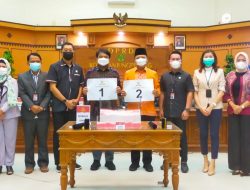 Calon tetap Wakil Walikota Tanjungpinang sisa masa jabatan 2018-2023, Ade Angga nomor urut 1 dan Endang Abdullah nomor urut 2.