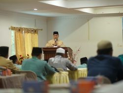 Bupati Lingga, Muhammad Nizar membuka Pelatihan Imam dan Khatib, sekaligus membuka Musyawarah Daerah (Musda)J oleh Mejelis Ulama Indonesia (MUI) Kabupaten Lingga di aula Penginapan Anugerah, Daik Lingga, Rabu (17/11/2021).