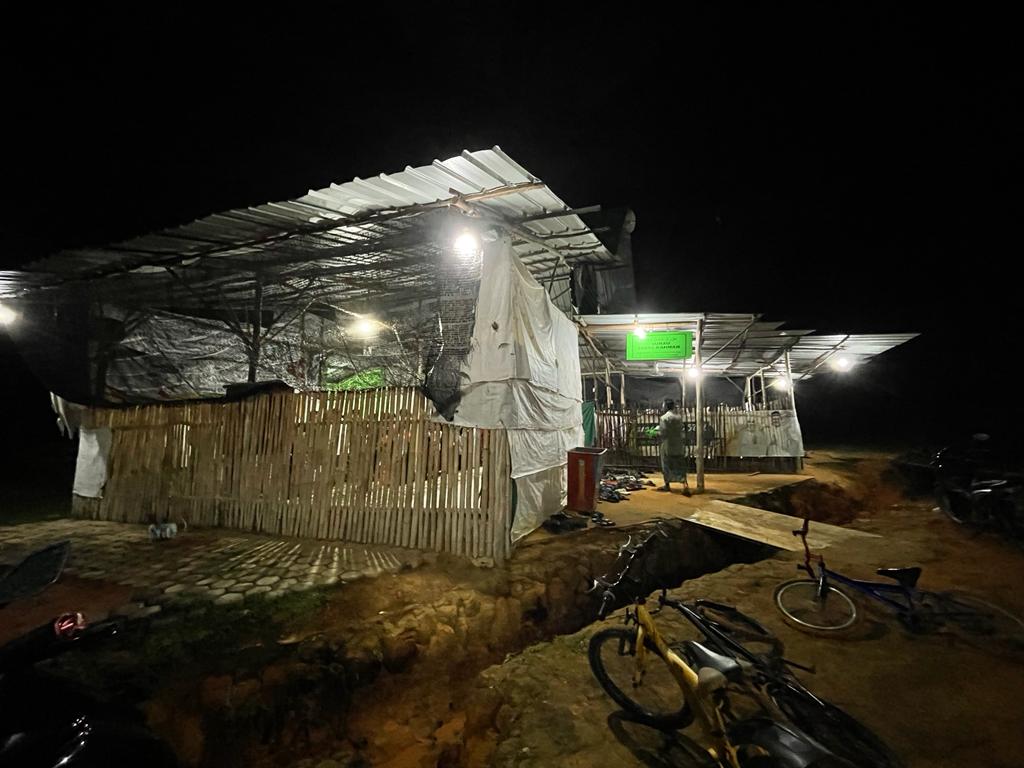 Surau Jabal Rahmah, di Perumahan Bukit Merpati Putih, Kel Pinang Kencana, Kec Tanjungpinang Timur, Kota Tanjungpinang, Kepri, Selasa (5/4/2022). (Foto: Aji)