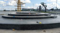 Kondisi  Taman Gurindam 12 , Tugu Sirih, Tanjungpinang, Kepri, Minggu (14/5/2022). (Foto : pijarkepri.com)