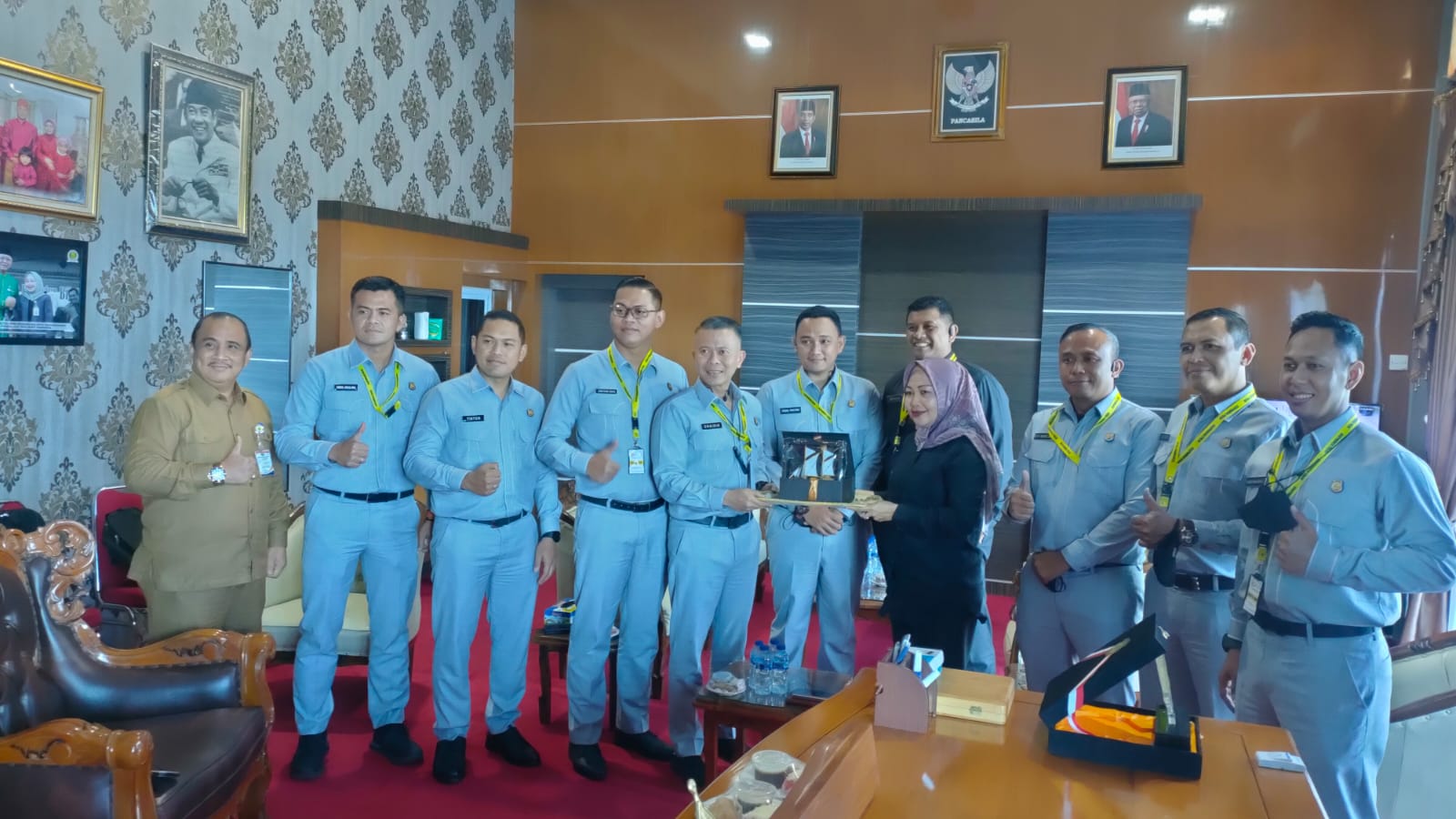 Ketua DPRD Tanjungpinang Menerima Praktek Kerja Profesi Sespimmen Polri
