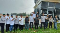 Komisi III DPRD Kepulauan Riau saat kunjungan lapangan, mengecek kemajuan perkembangan proses penyediaan Pelabuhan Pengumpan Regional Bengkong, di Kelurahan Sadai, Kecamatan Bengkong, Kota Batam, Kamis (13/12/2022)
