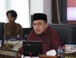 Wakil Ketua DPRD Provinsi Kepulauan Riau, Raden Hari Tjahyono, di Ruang Rapat Ketua Lantai III DPRD Provinsi Kepulauan Riau, Selasa (24/01/2023)