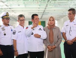 KMP Bahtera Nusantara (BN) 03 resmi, melayani masyarakat warga Kepri dan Kalimantan Barat (Kalbar), setelah diresmikan oleh Gubernur Ansar Ahmad, di Pelabuhan Roro Tanjunguban, Bintan, Rabu (22/2/2023).