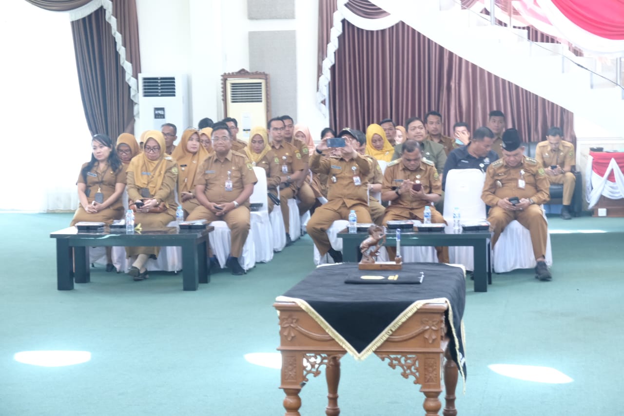Dewan Perwakilan Rakyat Daerah (DPRD) Tanjungpinang menggelar paripurna penyampaian rancangan Kebijakan Umum Anggaran dan Prioritas Plafon Anggaran Sementara (KUA-PPAS) APBD Tahun Anggaran 2024 dan APBD Perubahan Tahun Anggaran 2023 di hadapan anggota DPRD Kota Tanjungpinang, Selasa (22/8/2023).