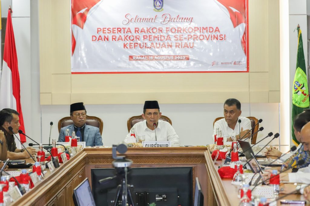 Ketua DPRD Prov Kepri Hadiri Rakor FORKOPIMDA dan Pemda Kabupaten/Kota di Natuna