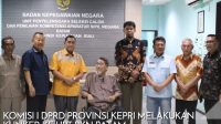 Komisi I Dewan Perwakilan Rakyat Daerah (DPRD) Provinsi Kepulauan Riau (Kepri) saat melakukan kunjungan kerja (kunker) ke Unit Pelaksana Teknis (UPT) BKN Batam, Jumat (2/3/2024).