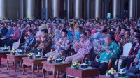 Bupati Natuna Wan Siswandi, saat mengikuti penyerahan secara langsung laporan pemerintah Natuna Unauditet tahun anggaran 2023 ke Badan Pemeriksa Keuangan (BPK) Perwakilan Kepulauan Riau, di Gedung Graha Kepri, Kamis (29/2/2024)