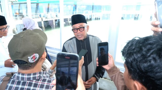 Walikota Tanjungpinang Lis Darmansyah, saat di wawancara wartawan, Sabtu (14/6/2025)