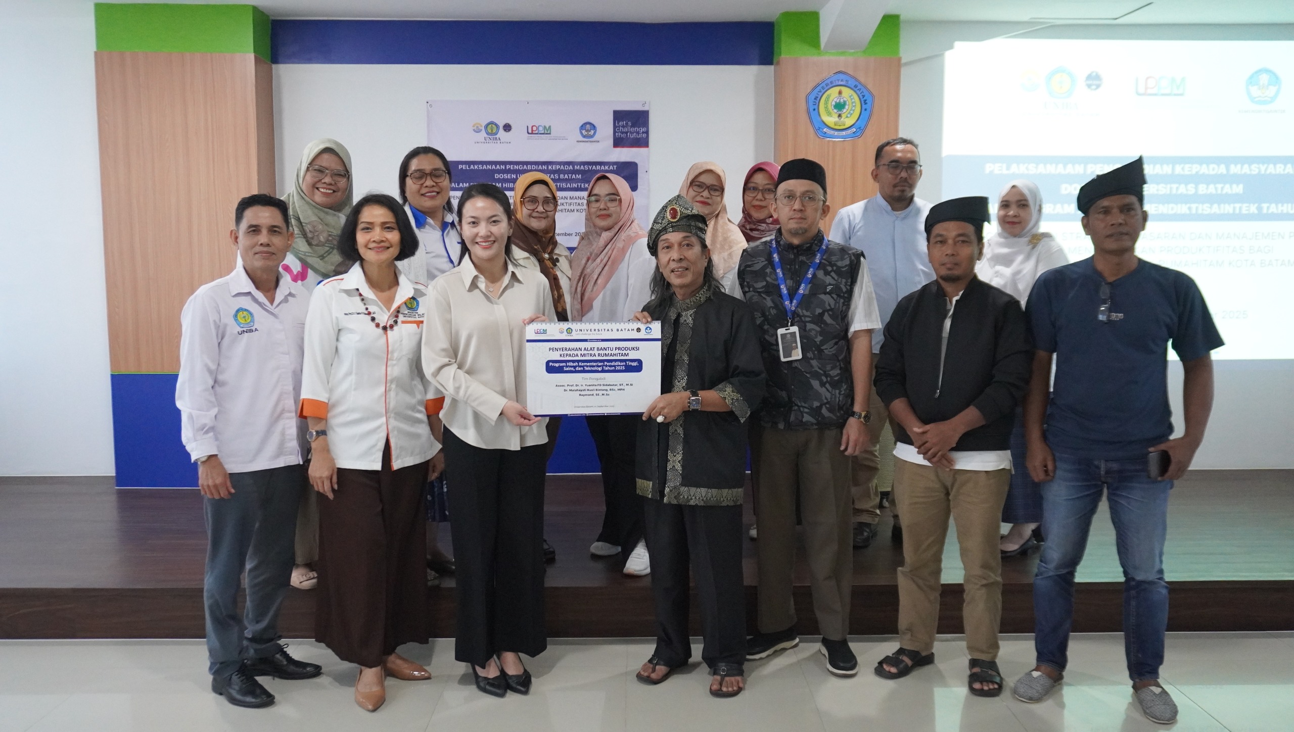 UNIBA menjalin kemitraan dengan Bengkel Tanjak Rumahitam di Batam sebagai mitra utama program, di Aula Lantai 8 Kampus Uniba, Senin (1/9/2025).