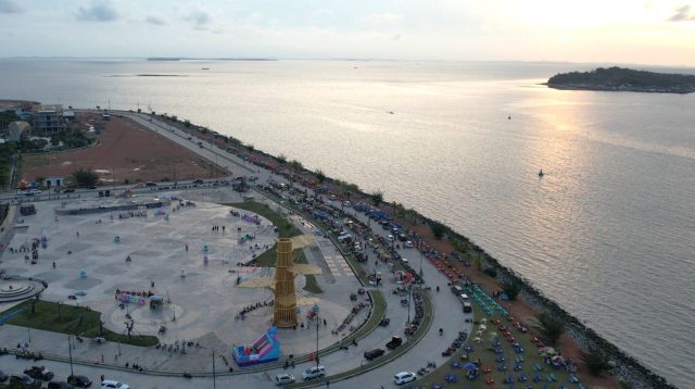 Kawasan Pesisir Gurindam 12 yang akan dilelang Pemerintah Provinsi Kepulauan Riau. (Foto: drone pijarkepri.com)