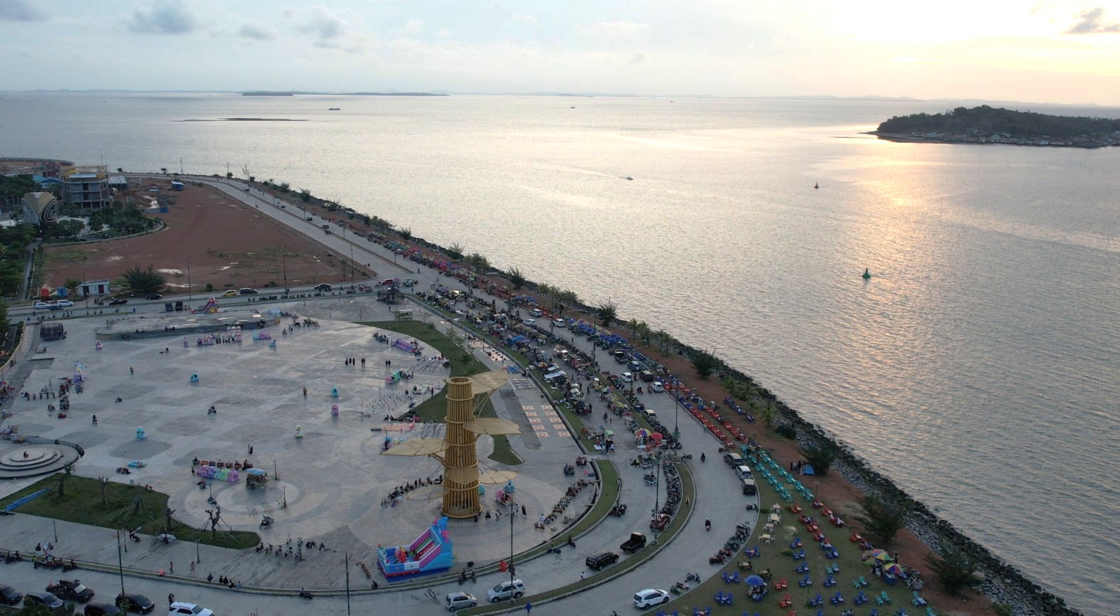 Kawasan Pesisir Gurindam 12 yang akan dilelang Pemerintah Provinsi Kepulauan Riau. (Foto: drone pijarkepri.com)