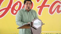 upati Bintan Roby Kurniawan secara resmi membuka Job Fair 2025 di Kawasan Industri PT Bintan Inti Industrial Estate (BIIE) Lobam, Jumat (22/8).