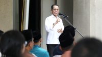 Wali Kota Batam, Amsakar Achmad,saat menghadiri acara syukuran penempatan kantor baru Badan Penanggulangan Bencana Daerah (BPBD) dan Badan Riset dan Inovasi Daerah (Brida) Kota Batam di Orchad Park Blok D3, Batam Centre, Jumat (3/10/2025).