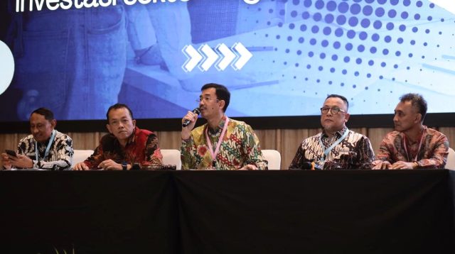 Ketua Umum DPP Hiswana Migas, Rachmad Muhammadiya saat memimpin Rapat Kerja Nasional (Rakernas) 2025 di Hotel Grand Mercure Batam Centre, 9–10 Oktober 2025. (Foto: Humas Hiswana Migas)