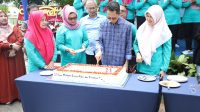 Wali Kota Batam, Amsakar Achmad, memberikan sambutan pada perayaan HUT ke-21 RSUD Embung Fatimah di Batuaji, Sabtu (18/10/2025). Wali Kota Batam, Amsakar Achmad, memberikan sambutan pada perayaan HUT ke-21 RSUD Embung Fatimah di Batuaji, Sabtu (18/10/2025).