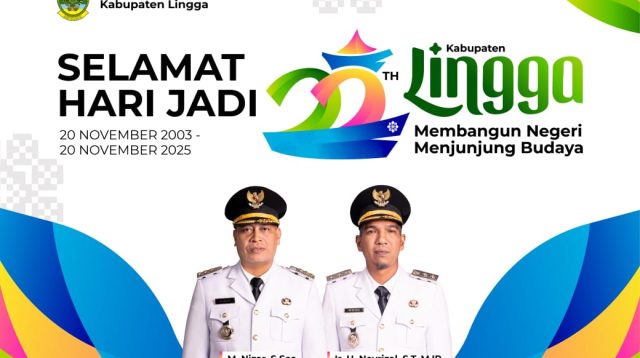 Iklan Ucapan Hari Jadi Kabupaten Lingga ke-22