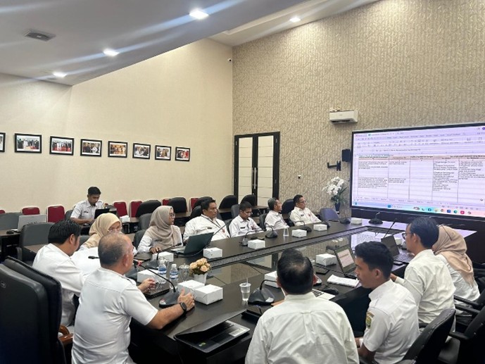 Pemerintah Kota Tanjungpinang saat menggelar rangkaian Rapat Paparan Rencana Strategis (Renstra) Perangkat Daerah Tahun 2025–2029 yang berlangsung maraton di Ruang Rapat Engku Putri Hamidah, Lantai 3 Kantor Wali Kota Tanjungpinang, 11 November 2025.