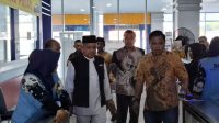 Check Visit Lapangan Kesiapan NATARU 25/26 di Terminal Penumpang Pelabuhan Sri Bintan Pura Tanjungpinang, Bersama KADISHUB Propinsi KEPRI 'Junaidi' , Kepala KSOP Kelas II Tanjungpinang 'Febrianto' GM/BM PELINDO Tanjungpinang " Adyttia Dusmara" (Foto: Pelindo SBP)