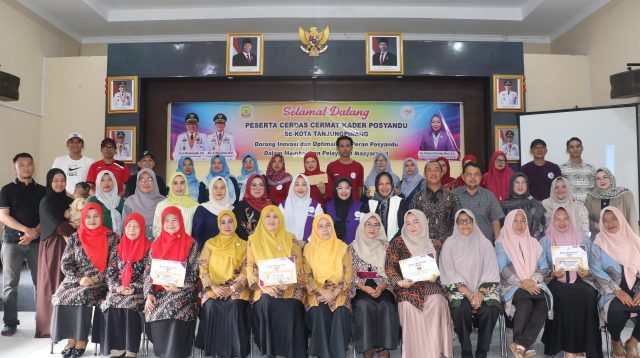 Lomba Cerdas Cermat Kader Posyandu tingkat kota yang digelar, Minggu (19/4).