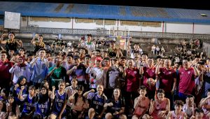 Turnamen Bola Basket Teo Chew Tanjungpinang Cup II resmi dibuka di Lapangan Teladan, Tanjungpinang, Rabu (29/4/2026) malam.