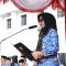 Sekdaprov Kepri membacakan sambutan Menteri Komunikasi dan Digital Republik Indonesia, Meutya Viada Hafid, dalam Upacara Peringatan ke-118 Hari Kebangkitan Nasional Tahun 2026 di Lapangan Upacara Kantor Gubernur Kepri, Dompak, Tanjungpinang, Rabu (20/5/2026).