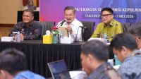Asistensi pembentukan Tim Tanggap Insiden Siber (TTIS) dan bimbingan teknis (bimtek) penanganan insiden siber tahun 2026, di Aula Wan Seri Beni, Dompak, Rabu (6/5/2026)