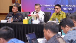 Asistensi pembentukan Tim Tanggap Insiden Siber (TTIS) dan bimbingan teknis (bimtek) penanganan insiden siber tahun 2026, di Aula Wan Seri Beni, Dompak, Rabu (6/5/2026)