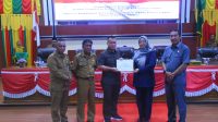 DPRD Kabupaten Lingga saat menggelar rapat paripurna penyampaian rekomendasi terhadap Laporan Keterangan Pertanggungjawaban (LKPJ) Bupati Lingga Tahun Anggaran 2025.