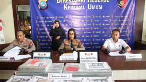 Kabid Humas Polda Kepri Kombes Pol. Nona Pricillia Ohei, saat konfrensi pers, di Batam, Kamis (25/6/2026) (F-Polda Kepri)