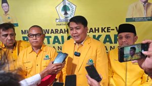Novaliandri Fathir resmi terpilih sebagai Ketua DPD Partai Golkar Kota Tanjungpinang periode 2025–2030 dalam Musyawarah Daerah (Musda) VI DPD Partai Golkar Kota Tanjungpinang yang digelar di Alltrue Hotel, Minggu (5/7/2026) (Foto: ajianugraha/pijarkepri.com) Novaliandri Fathir resmi terpilih sebagai Ketua DPD Partai Golkar Kota Tanjungpinang periode 2025–2030 dalam Musyawarah Daerah (Musda) VI DPD Partai Golkar Kota Tanjungpinang yang digelar di Alltrue Hotel, Minggu (5/7/2026) (Foto: ajianugraha/pijarkepri.com)