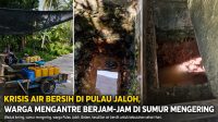 Kondisi air bersih di Pulau Jaloh, Kelurahan Pantai Gelam, Kecamatan Bulang, Kota Batam, Kepri, Sabtu (1/8/2026)(Foto: Icam/pijarkepri.com)