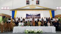 Ketua DPRD Kepulauan Anambas, saat menghadiri pelantikan 29 anggota BPD dari lima desa di Kecamatan Siantan yang berlangsung di Gedung BPMS Kelurahan Tarempa, Selasa (11/8/2026). (f-Fendi/pijarkepri.com)