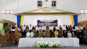 Ketua DPRD Kepulauan Anambas, saat menghadiri pelantikan 29 anggota BPD dari lima desa di Kecamatan Siantan yang berlangsung di Gedung BPMS Kelurahan Tarempa, Selasa (11/8/2026). (f-Fendi/pijarkepri.com)